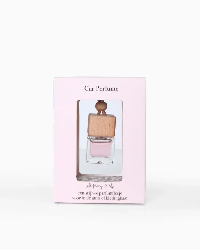 Amiek Pink Leopard autoparfum pioenroos 7 ml