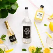 Amiek Doe maar wat(er) bruiswater fles kado