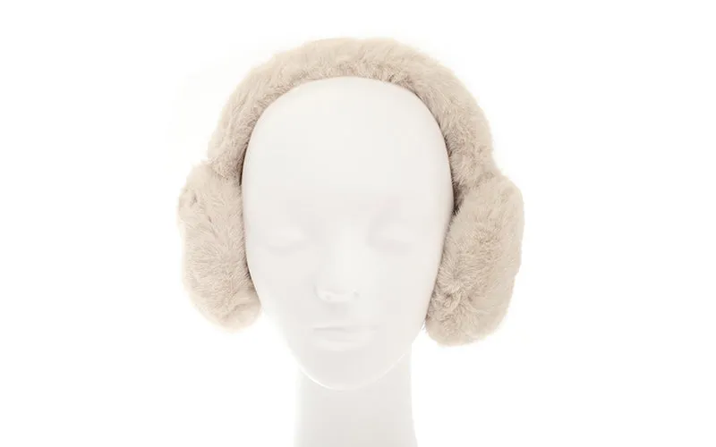 Amiek Milstatt oorwarmers naturel fleece
