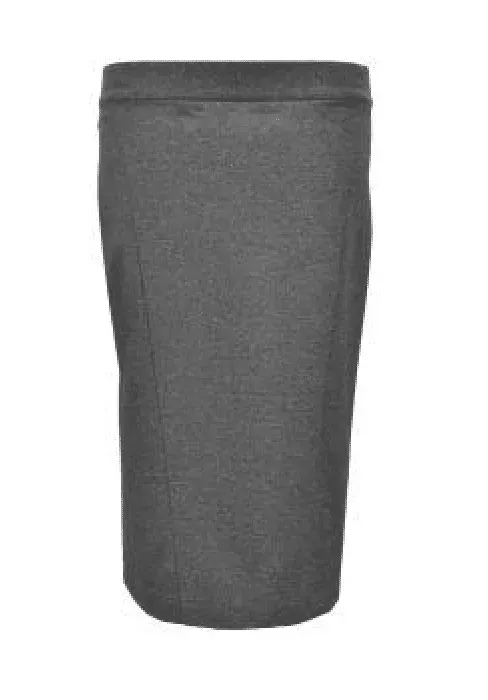 Sensia Prato rechte rok zwart tricot