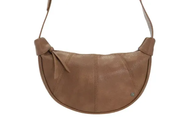 Amiek Kyoto crossbody tasje camel klein