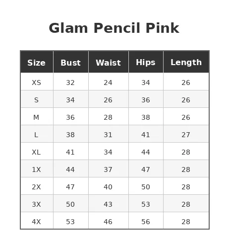 Tatyana Glam pencil jurk roze met stippen