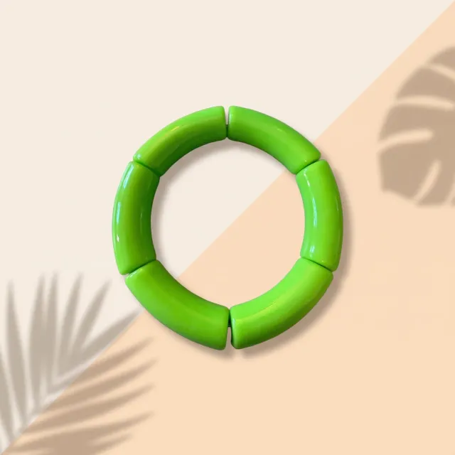 Tatyana Pop of Color armband groen stretch