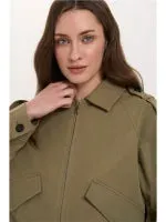 Amiek 24C Jacket Deni jasje olijf kort