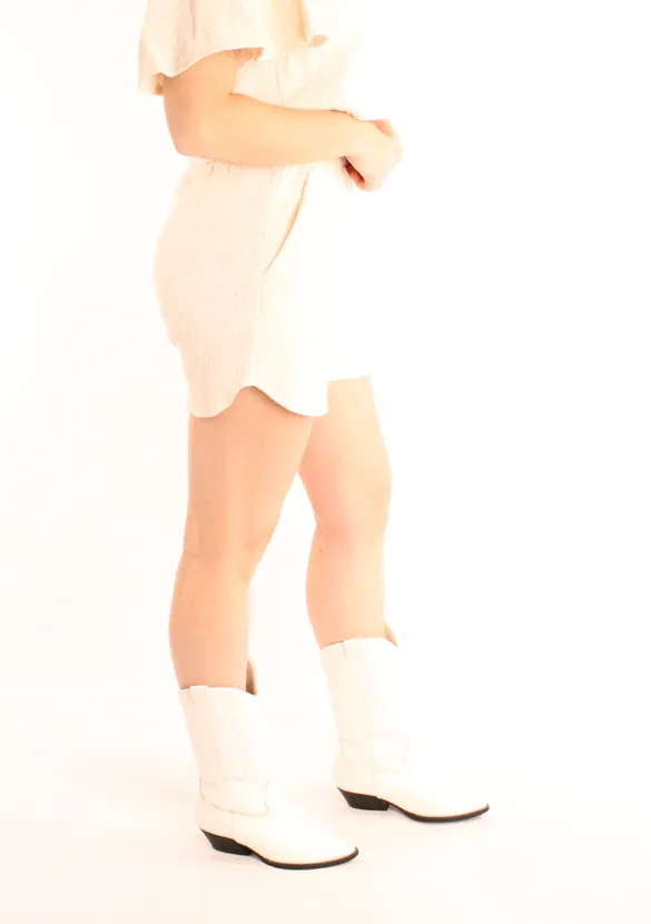 LOVEDRUNKY Nature short beige katoen one size