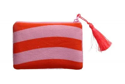 Amiek Elodie XS make-up tasje rood roze