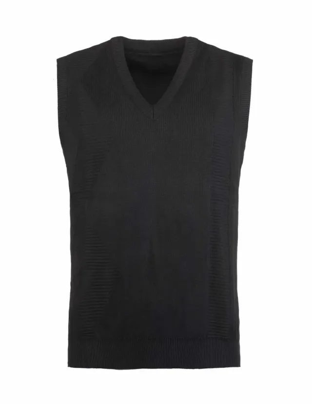 Seniorenkleding Spencer U Classic heren spencer zwart katoen
