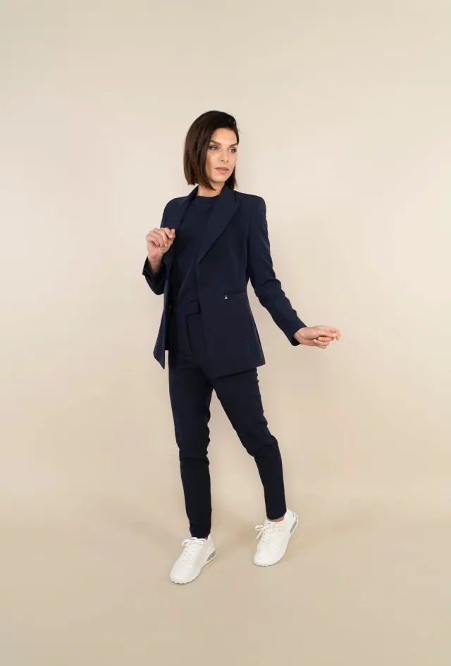 Laboutiek New Trouser pantalon navy slim fit