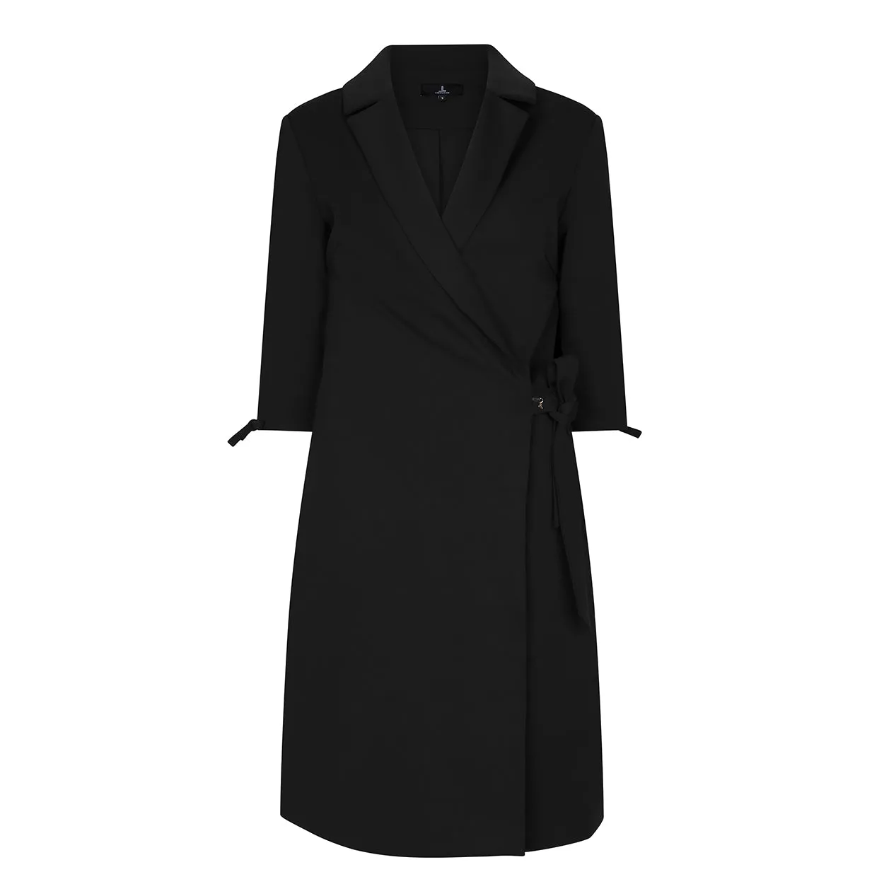 Laboutiek Clara Dress jurk zwart driekwart mouw