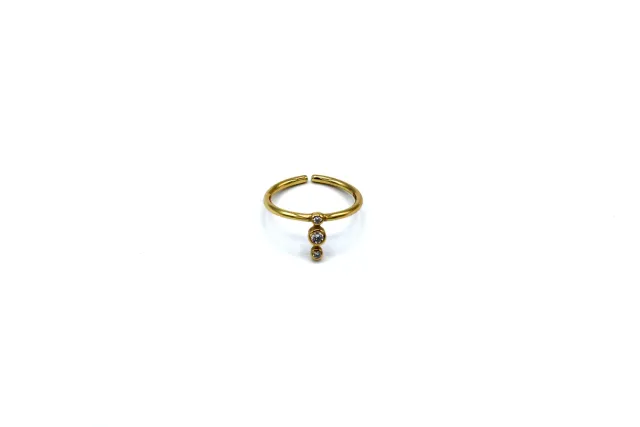 LOVEDRUNKY Diamonds ring Goud met steentjes