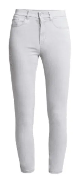 Anna Montana Wellness jeans zilver slank stretch