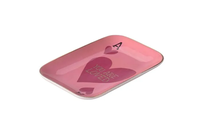 Loveplate You Are Loved schaaltje porselein 15,5 cm