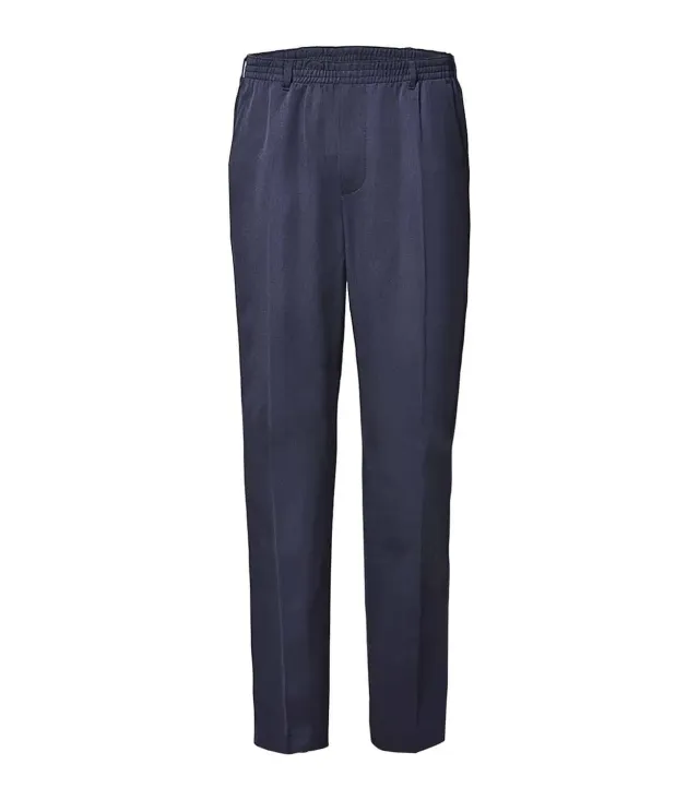 Luigi Morini Amberg herenpantalon marine polyester