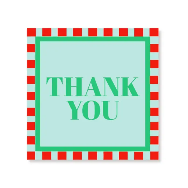 Amiek Thank You servetten 33x33 cm 20 stuks 3-laags