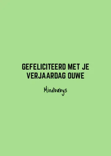Amiek Gefeliciteerd Ouwe kaart A6 verjaardag
