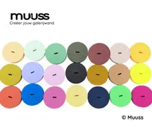 Muuss Ledkaarsschakel kaarsenhouder beige