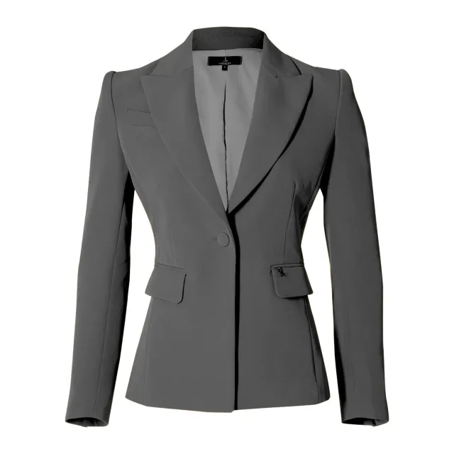 Laboutiek Blazer Short Model grijs dames pak