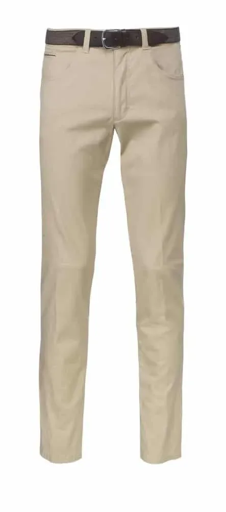 Marcello Marabotti Marco heren pantalon katoen beige