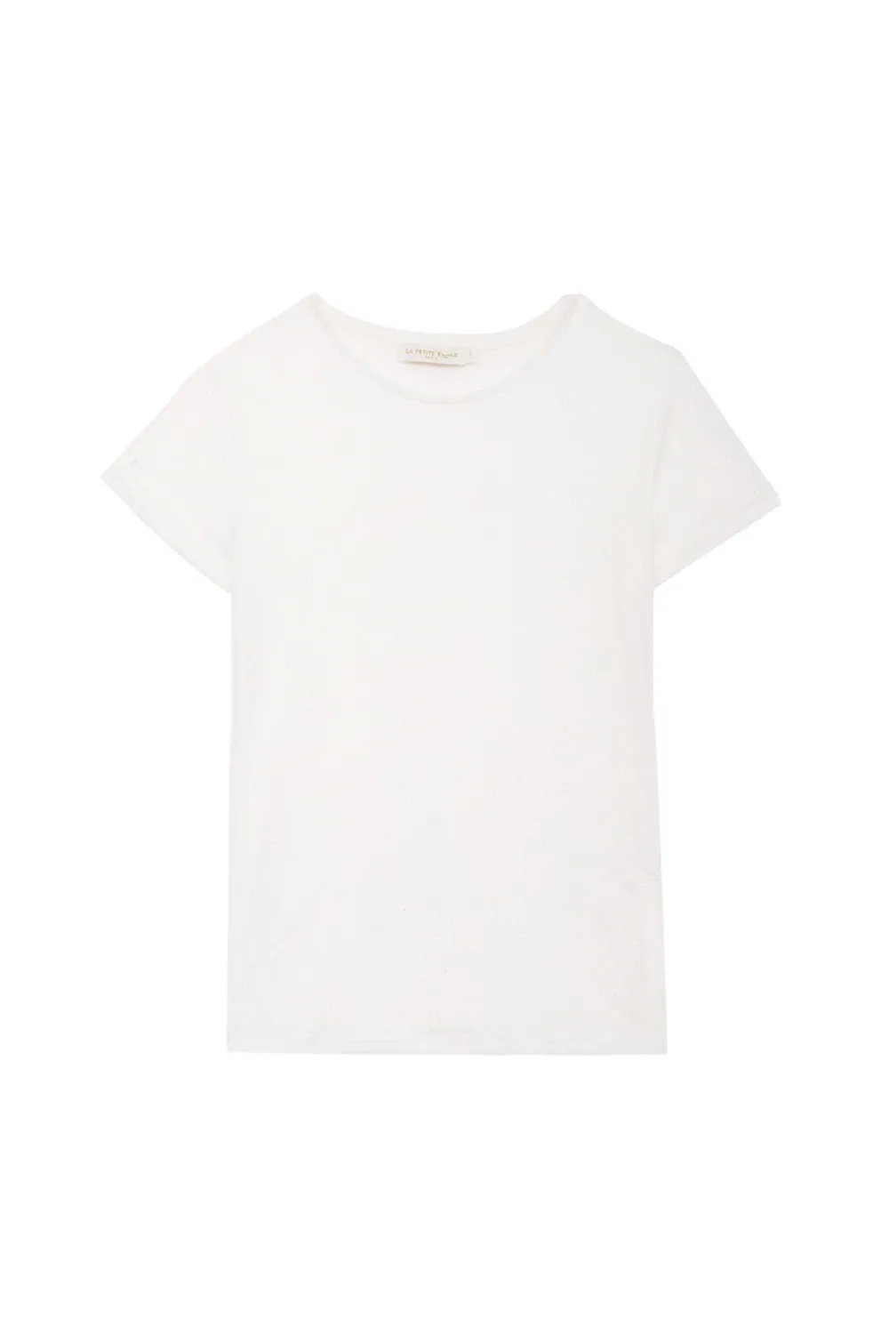 La Petite Etoile Elva T-shirt wit pailletten