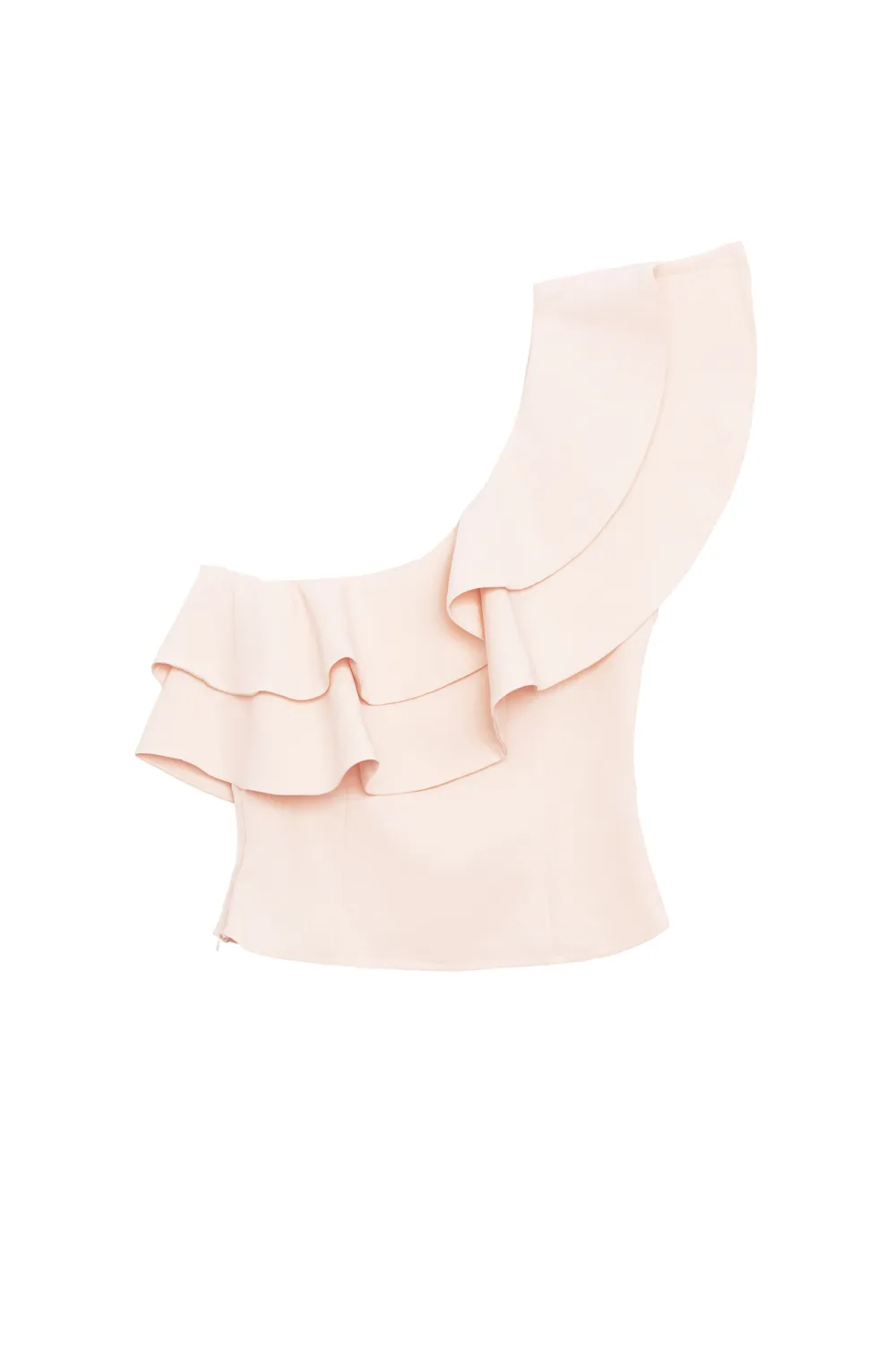 La Petite Etoile Timel top beige asym volants